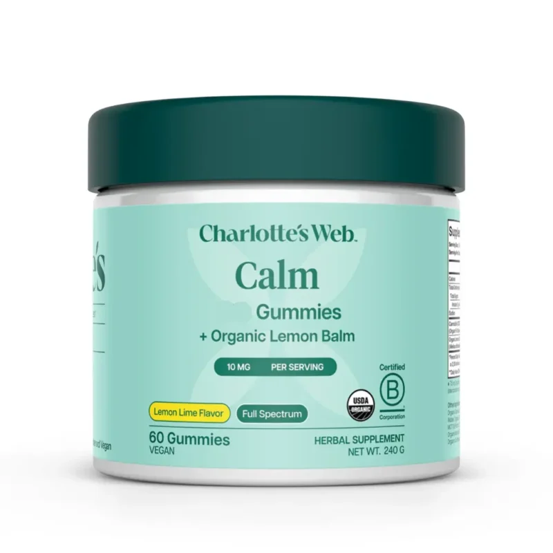 Charlotte’s Web Lemon Gummies 60 counts