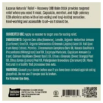 Lazarus Naturals Balm Stick (Relief & Recovery) ingredients